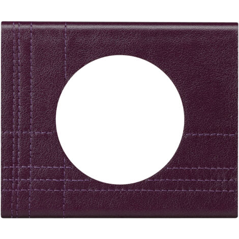 PLAQUE MATIERE 1 POSTE CUIR POURPRE COUTURE CELIANE LEGRAND 069441 (1/3)
