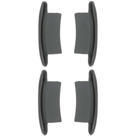 Cyclingcolors – Lot de 4 embouts de guidage pour volet roulant en PVC noir – Maintien des lames alu 44x8mm – Alignement latéral optimal