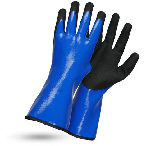 Gants de travail 100% étanches double enduction LIQUIDO - Taille 10 - Rostaing