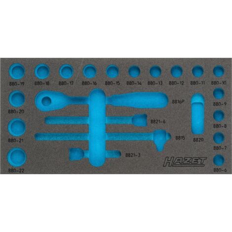 Garniture en mousse souple bimatière 163-353L ∙ L x l : 342 mm x 172 mm (1/2)