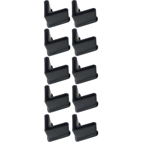 Cyclingcolors – Lot de 10 patins de protection pour meubles – Embouts en plastique PVC souple – Dimensions 40x40 mm – Installation facile sans outil