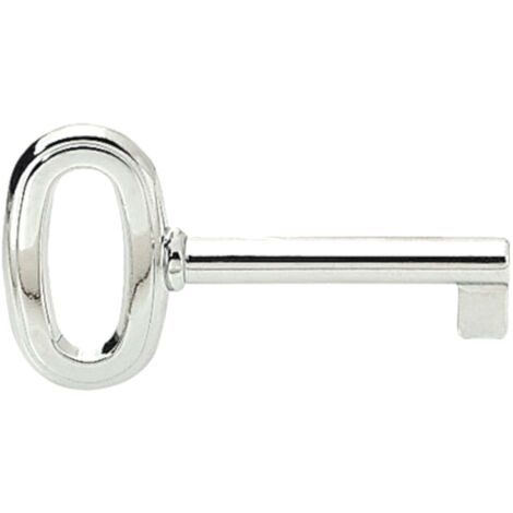 Cyclingcolors – Clé de serrure meuble 65mm – Zamak chromé pour armoires et tiroirs – Design contemporain – Solution esthétique et fonctionnelle