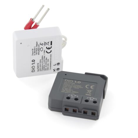 Kit va et vient récepteur + émetteur 250W – Télécommande 433 MHz – Portée 50m – Alimentation 230V – Compatible avec DiO