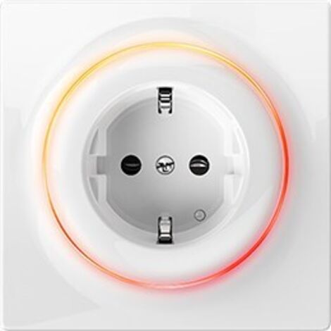 Fibaro – Prise murale F type blanc – Télécommande pour motorisations – Alimentation 110-230V – 1 prise – Dimensions 86x86x51mm (1/5)
