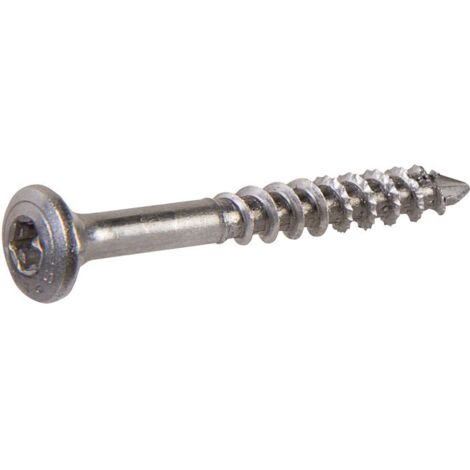 Vis agglo - Spax - Tête fraisée bombée - TX - Inox A2 - 5 x 60/37 mm - Boîte de 100