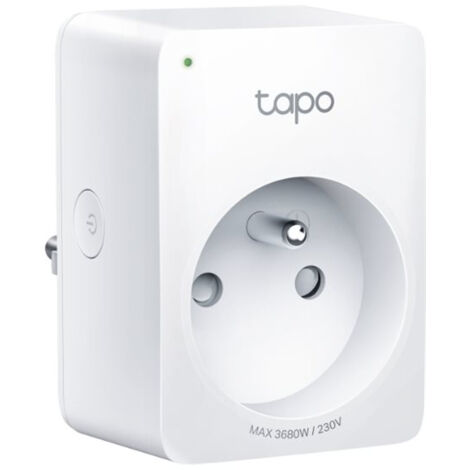 Prise connectée WiFi 16A type F – Suivi de consommation – Compatible avec Alexa, Google Home et SmartThings – Contrôle à distance – Tapo (1/3)