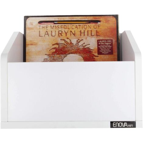 MEUBLE BLANC POUR 120 VINYLES ENOVA HIFI (1/5)