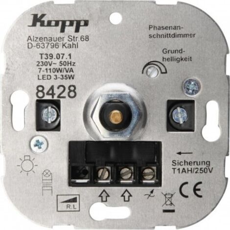Kopp 1 pièce Insert Variateur ATHENIS aluminium 842800187 1 pc(s) X700331 (1/5)