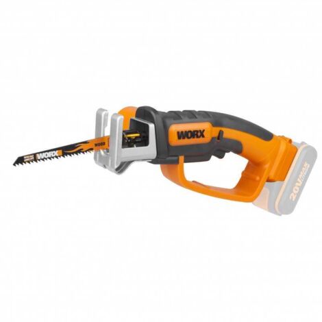 Worx – Scie sauteuse sans fil 20V – 3 lames pour bois et métal – Changement rapide sans outil – Poignée ergonomique pour confort (1/5)