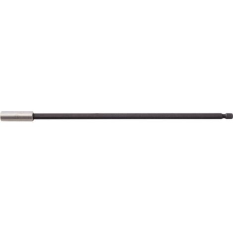 Porte-embout de visseuse 200 mm – Acier inoxydable anticorrosion – Base magnétique pour maintien de l'embout – Entraînement E6.3 (1/4 pouce) – C.K Magma (1/4)