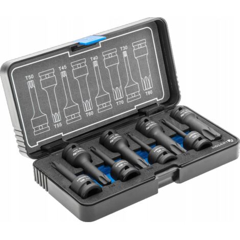 Jeu de douilles à impact Hogert HT6R002 1/2'' 8 unités (1/3)