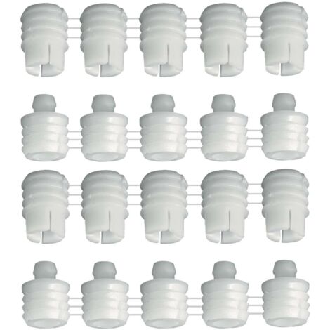 Cyclingcolors – Lot de 10 ferrures d'assemblage démontables à pression – Pour meubles en bois – Profondeur de perçage 15/10 mm – Charge max 15 kg (1/4)