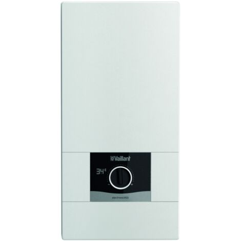 Vaillant – Chauffe-eau instantané 10023779 24 kW – Commande électronique – Température réglable 30-55°C – Protection IP 25 – Installation PRO I (1/4)