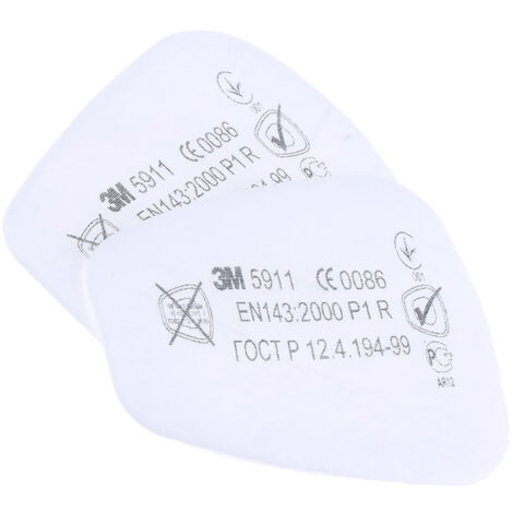 Filtre non-tissé contre poussières fines, Niveau de protection : P1R (Par 30)
