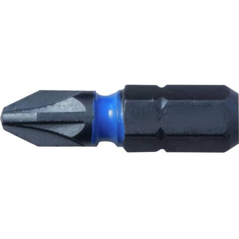 C. K.-T4560 PZ2D 25 MM POUR TOURNEVIS PZ2 EN ACIER-BLEU-LOT DE 3) (1/2)