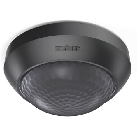 Steinel détecteur de mouvement IS 360-3 noir, 2000 W, détecteur de mouvement infrarouge PIR 360°, portée 12 m