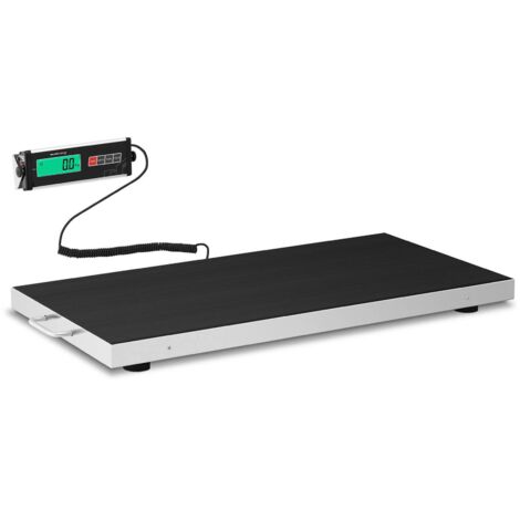 Steinberg Systems – Balance vétérinaire 98x50cm – Capacité 300kg – Précision 100g – Plateau acier inoxydable – Mode animal pour pesée précise