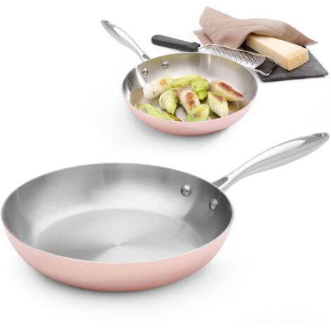 Poêle à induction en cuivre 240 x 50 mm - Hendi 607060 (1/5)