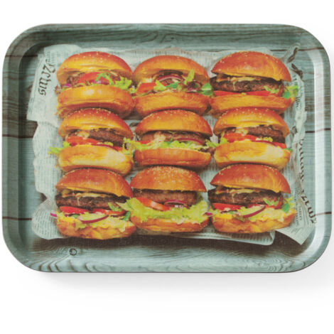 Plateau de service antidérapant pour burgers savoureux 330 x 430 mm - Hendi 508008 (1/2)
