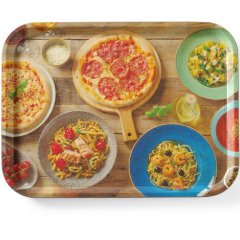Plateau de service antidérapant pour pizzas et pâtes savoureuses 330 x 430 mm - Hendi 508015