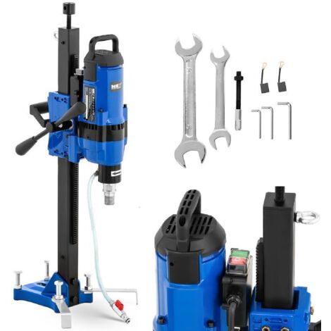 MSW – Carotteuse diamant 4000W – Vitesse 750 tr/min – Perçage max 260 mm pour béton et brique – Dispositif de protection intégré