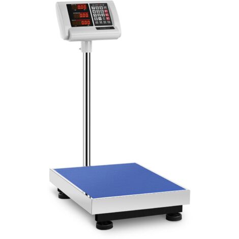 Steinberg Systems – Balance à plateforme 40x50cm – Alimentation secteur et batterie – Capacité 150kg – Précision 10g pour pesage professionnel