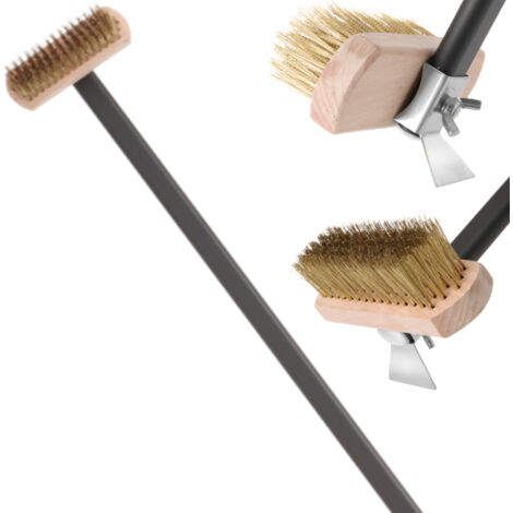 Brosse de nettoyage pour four à pizza avec poils en cuivre, longueur 1320 mm - Hendi 525593 (1/5)