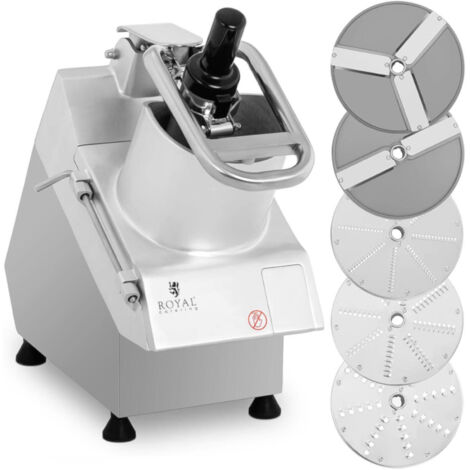 Trancheuse électrique pour légumes et fruits, diamètre 205 mm, 5 disques, 750 W (1/4)