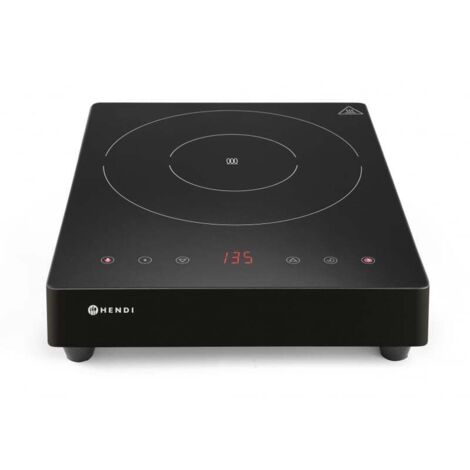 Plaque de cuisson à induction portable tactile, 1 zone de cuisson, Black Line, diamètre 28 cm, 3500 W - Hendi 239421