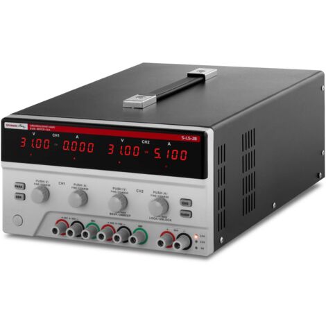 Alimentation de laboratoire 3 canaux 0-30VDC 0-5A S-LS-28 (1/5)