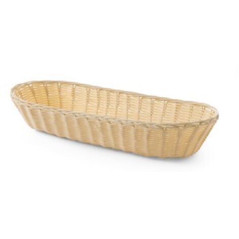 Corbeille à pain en polyrotin ovale 375x140x70mm - Hendi 426906