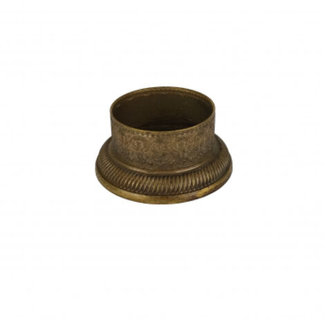 Sofoc 8772779 Chapiteau Pied de Meuble Laiton Dore Imitation Rouille 5,5 x 5,5 x 2,6 cm Petit Ancien (1/2)