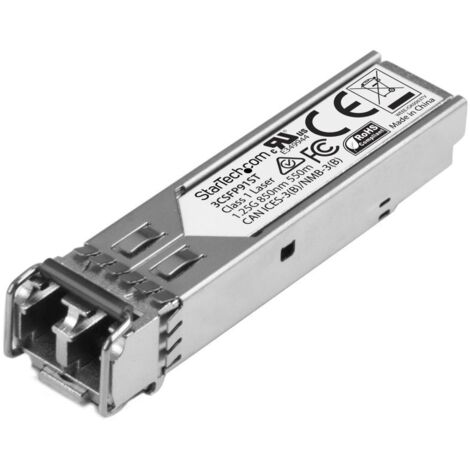 StarTech.com SFP fibre - 1000Base-SX - Module SFP fibre optique - Gigabit - Compatible HP 3CSFP91 - Multimode LC - 550 m (1/5)