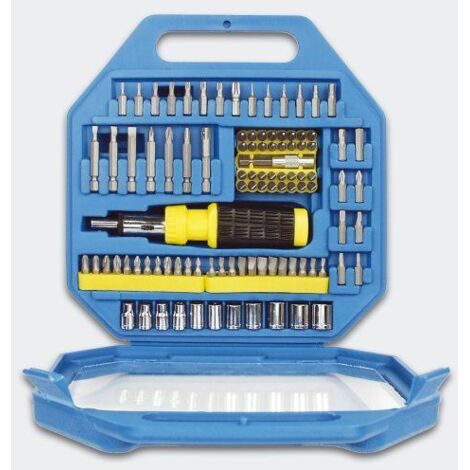 M29810 480544 Jeu d'embouts 101 pièces vis à fente, cruciforme Phillips, vis Pozidriv, 6 pans extérieurs, TORX® intérieur, 6 pans intérieurs W67311 (1/2)