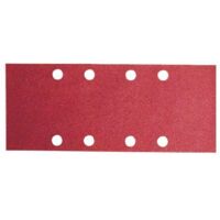 Bosch 2609256A95 Feuilles abrasives pour Ponceuses vibrantes 93 x 230 Nombre de trous 8 Grain 60 Lot de 10 feuilles