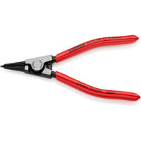 KNIPEX 46 11 A0 SB Pince pour circlips pour circlips extérieurs d'arbre gainées en plastique atramentisée noire 140 mm