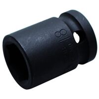 BGS TECHNIC - DOUILLE À CHOC 18MM 1/2'' COURTE HEXAGONALE