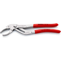KNIPEX 81 03 250 SB Pince pour siphons et connecteurs gaines PVC anti-dérapantes chromée 250 mm