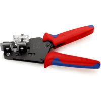 KNIPEX 12 12 13 Pince à dénuder de précision avec couteaux de forme avec poignées multimatières brunie 195 mm