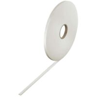 Cyclingcolors – Bande d'étanchéité adhésive en polypropylène blanc 9mm x 2mm x 20m – Pour fenêtres et portes – Étanchéité efficace contre l'air et l'eau