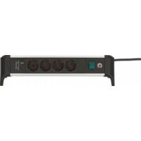 brennenstuhl 1391040420 multiprise noire et argent USB