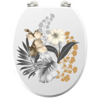 Abattant WC Kelly Blanc 46x37.5 cm
