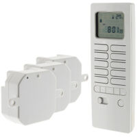 Otio – Pack chauffage connecté avec télécommande programmable – Modules de régulation thermique – Compatible Google Home et Amazon Alexa