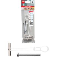 Cheville à ressort pour support creux – Longueur variable 25mm – Charge maximale 50kg – 2 unités – Montage rapide sans outil