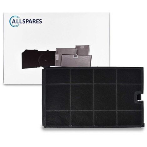 Filtro al carbone AllSpares per cappe aspiranti adatto per Whirlpool I.KE.A. Tipo 35 / CHF035 ed Elica F00210/S (266x158x20mm) (1/5)