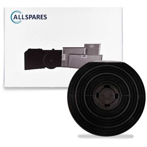 Filtro al carbone AllSpares per cappe aspiranti adatto per Whirlpool ETNA Tipo 34 / CHF34 e AEG 9029793834 (Ø257mm) (1/5)