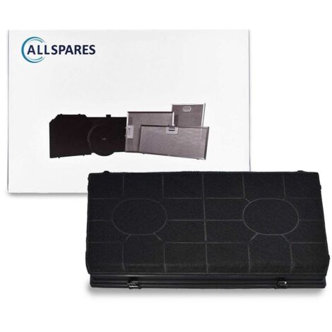 Filtro al carbone AllSpares per cappe aspiranti adatto per AEG-Electrolux Tipo 190 / I.KE.A. CHF190, FAT190 / Whirlpool 484000008578 ed Elica CFC0140055 (485x255x45mm) (1/3)