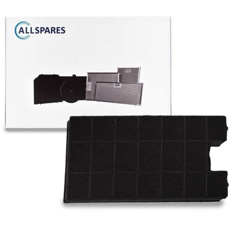 Filtro al carbone AllSpares per cappa aspirante adatto per Gorenje 322147 / AH083 (380x256x13mm) (1/4)