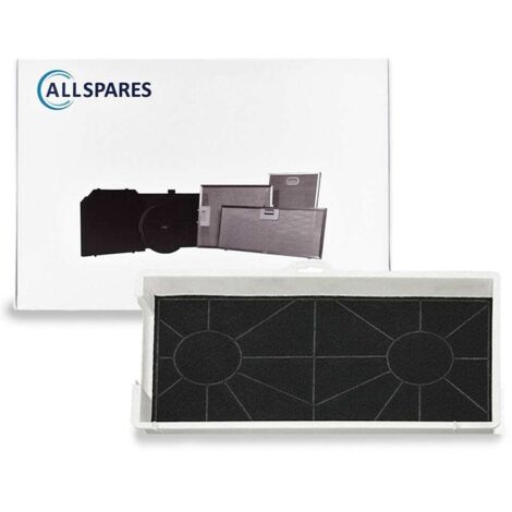 Filtro al carbone AllSpares per cappe aspiranti adatto per Bosch 461422 / DHZ7305 / Siemens LZ73050 e Neff Z5155X0 (432x230x47mm) (1/2)
