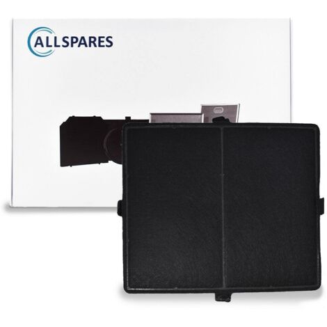 Filtro a carbone AllSpares per cappe aspiranti adatto a Miele DKF12-1 (283x240x17mm) (1/5)